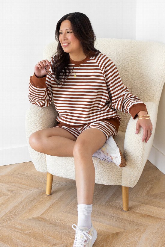 Sunday Stripe Sweatshirt